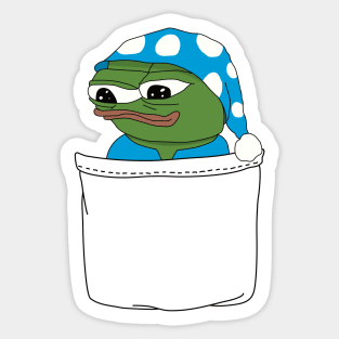 Cozy Bedtime Apu Pocket Sticker